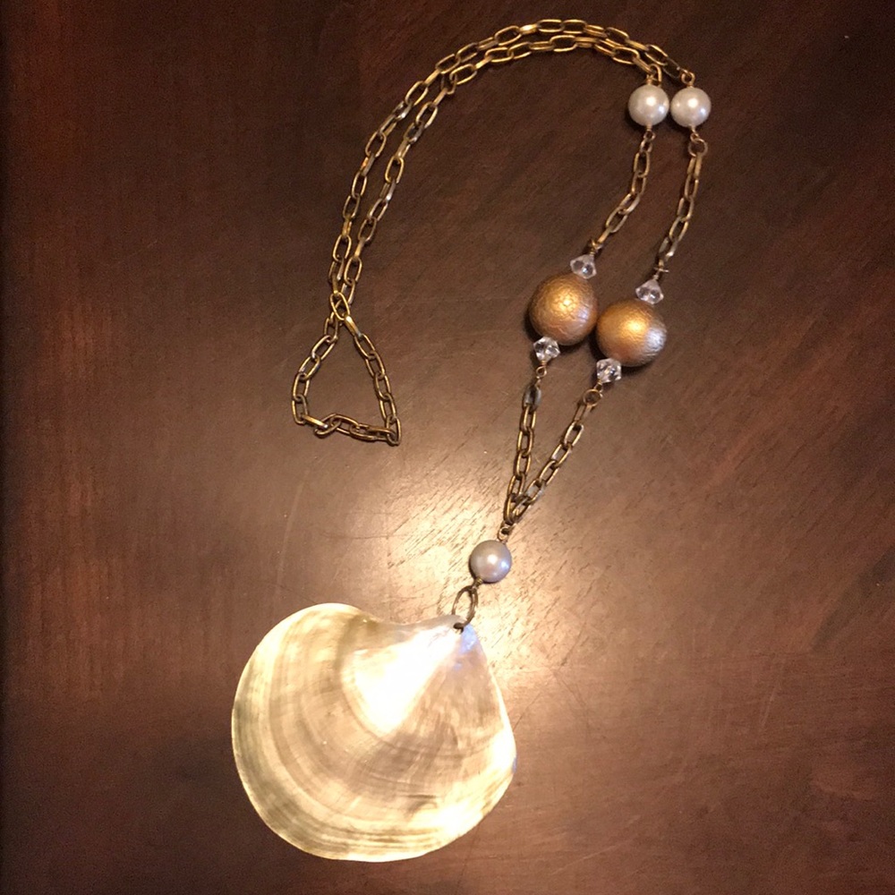 Mermaid seashell necklace